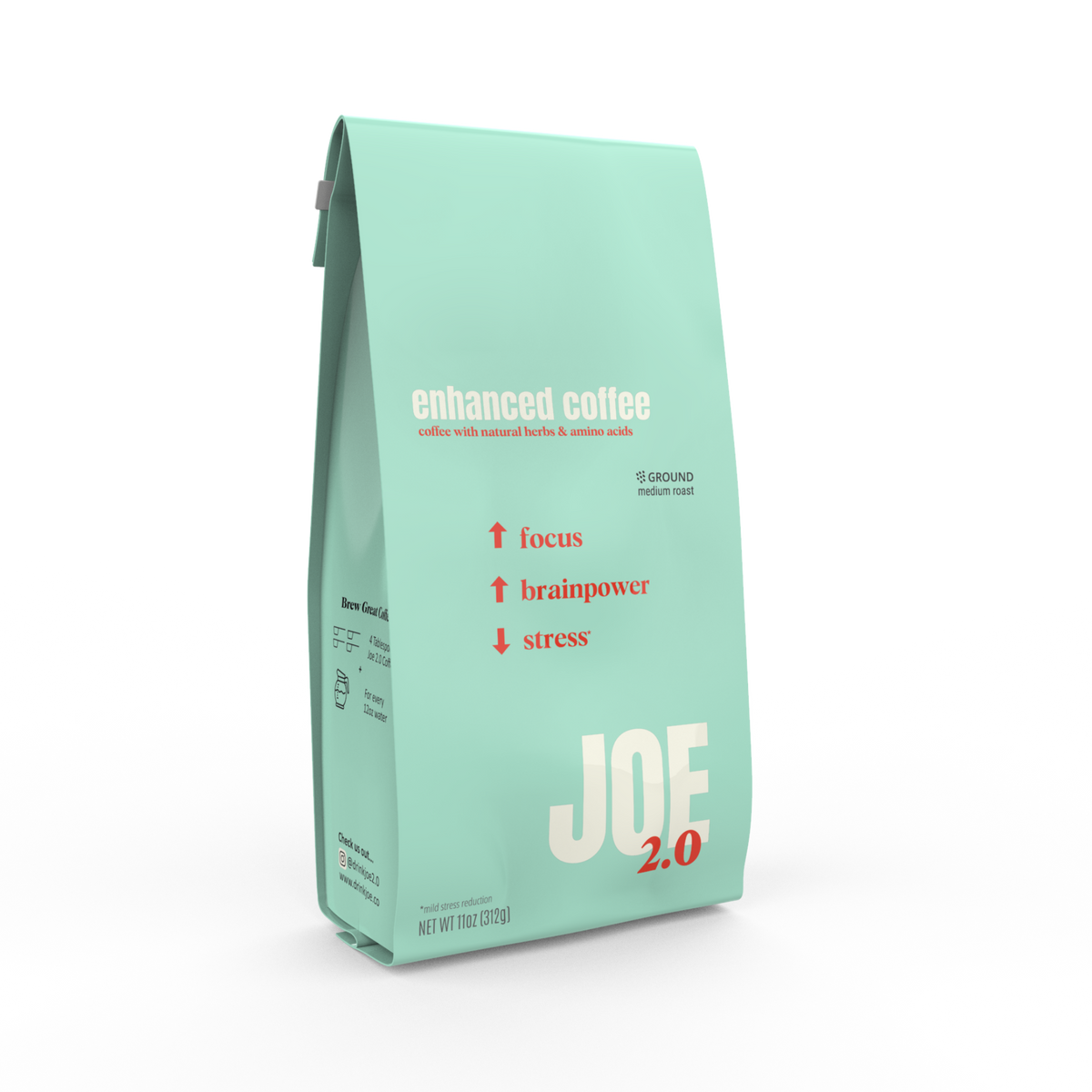 Joe 2.0 Coffee enhances focus, boosts brainpower, and reduces stress